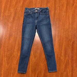 Levi 720 High Rise Super Skinny Blue Women's Jeans